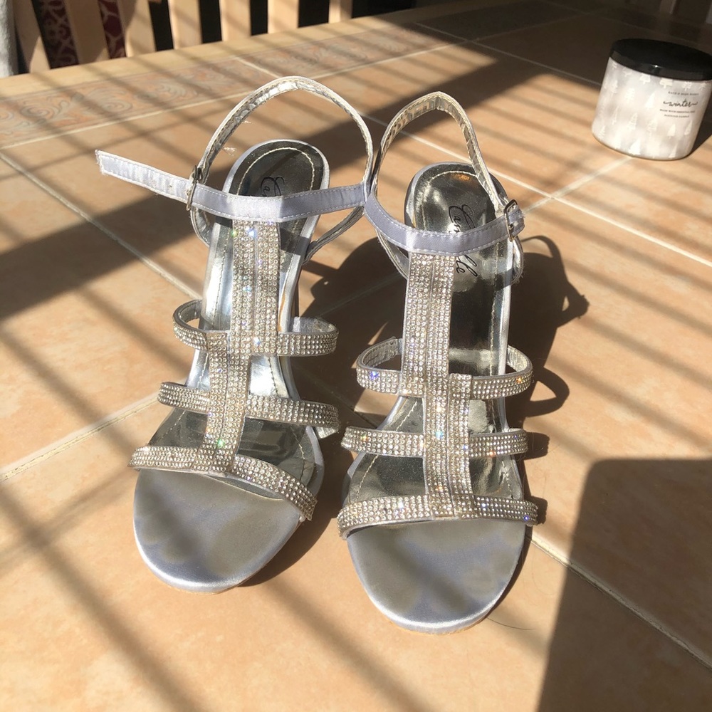 Silver heels